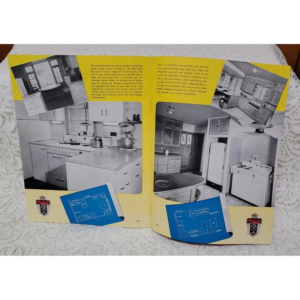 Vintage 1960s Monarch Ranges Advertising Booklet Iron Range Co Beaverdam‎ Wi